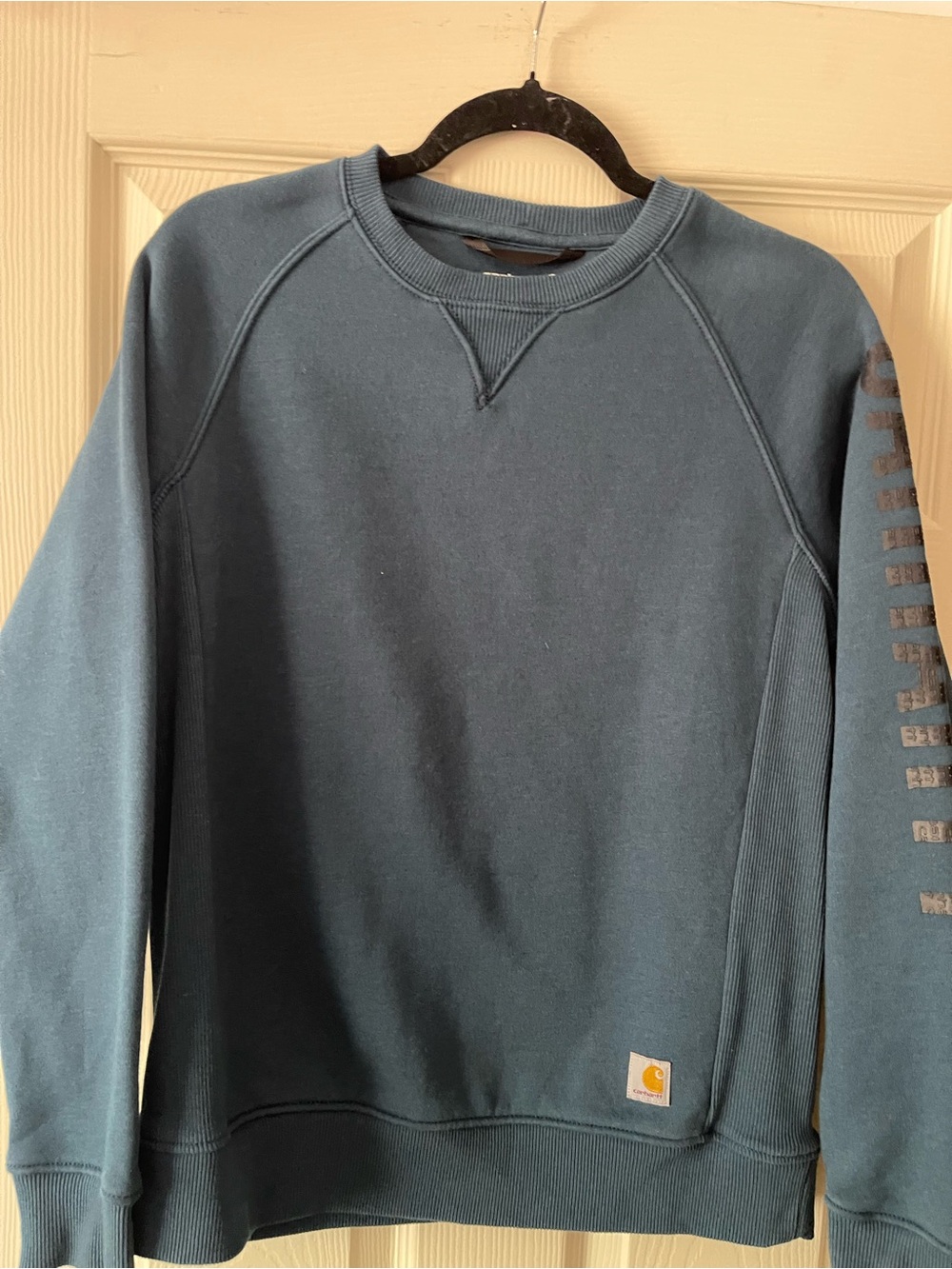 Carhartt Women's Slate Blue Force Crewneck Sweatshirt